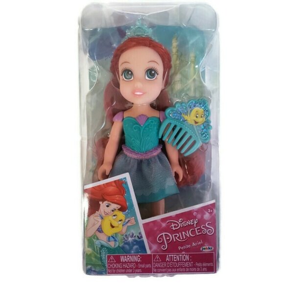 Disney Other - Disney The Little Mermaid Petite Ariel 6" Doll With Skirt Comb Tiara Age 3+